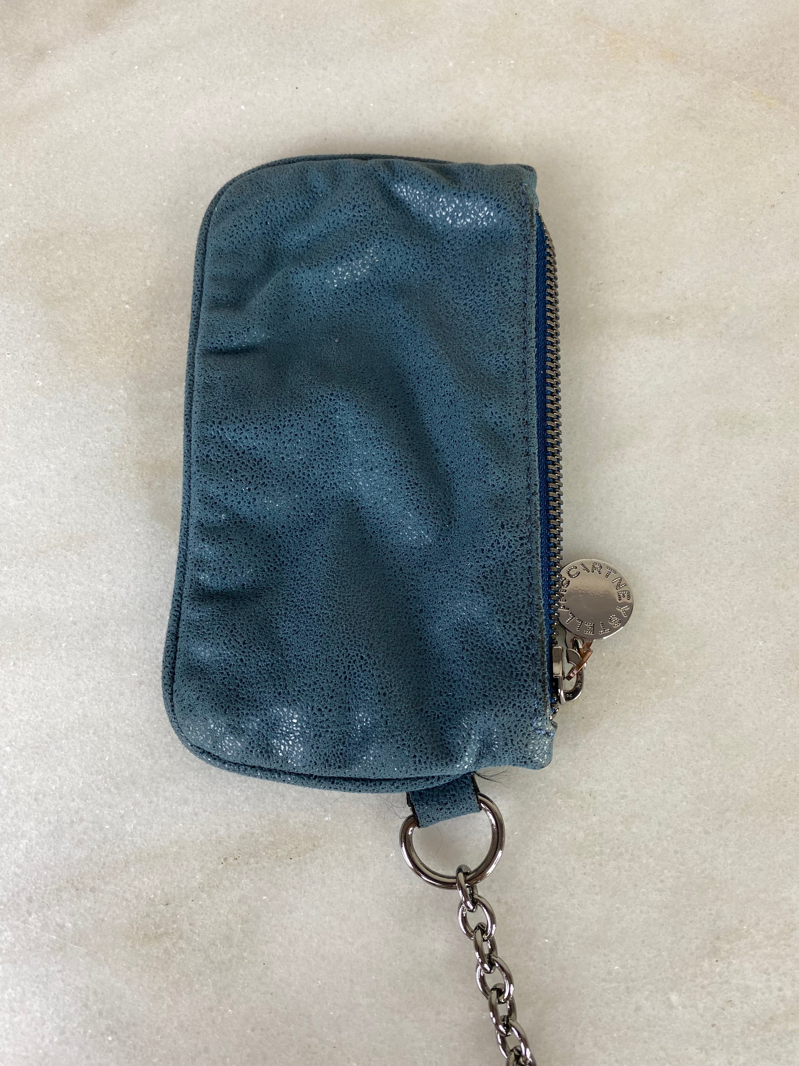 Stella Mccartney Blue Falabella Fold Over Tote Bag-handbag-Stella Mccartney-The Closet Egypt