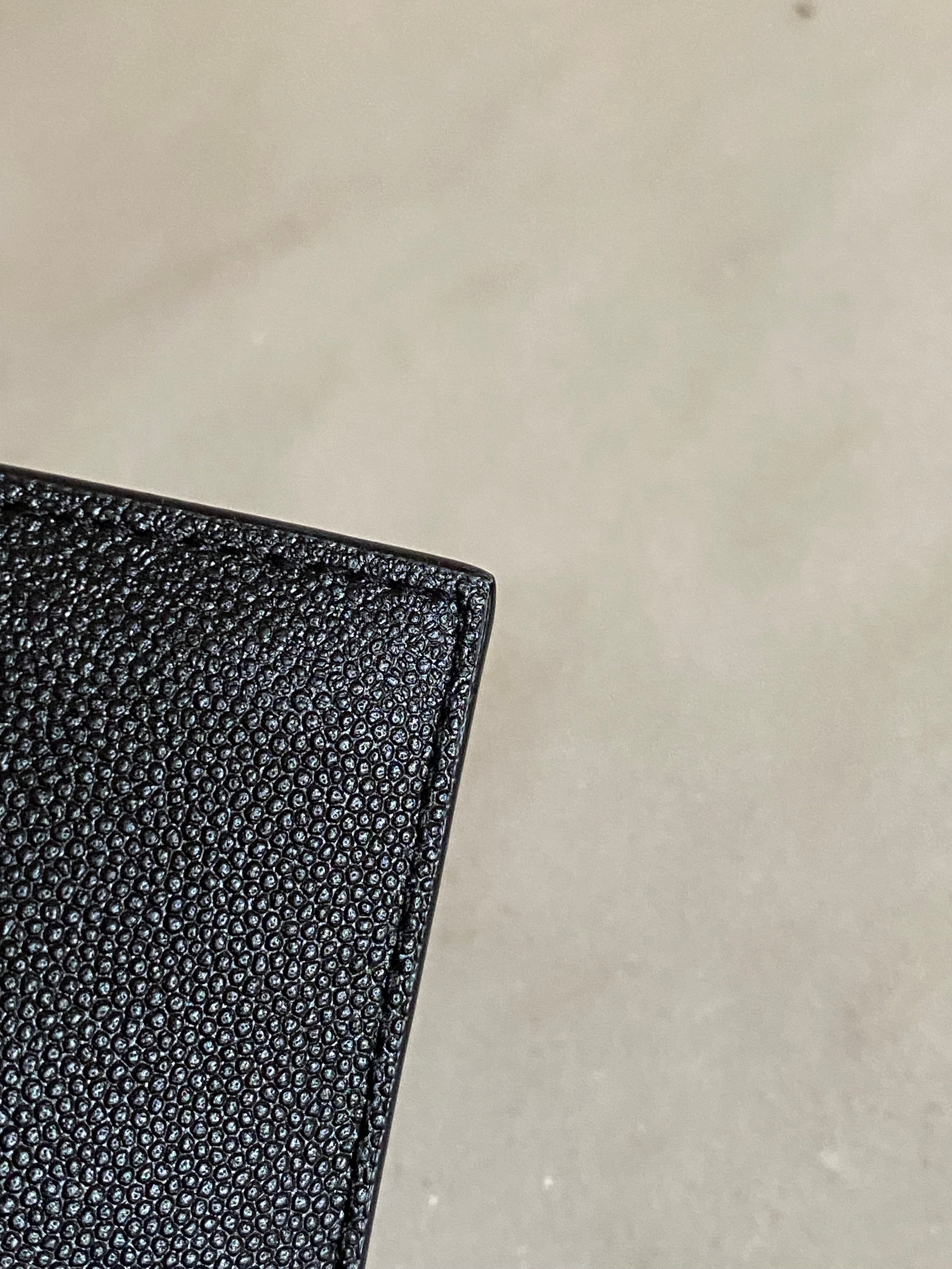 YSL Black Uptown Pouch-Clutch-YSL-The Closet Egypt