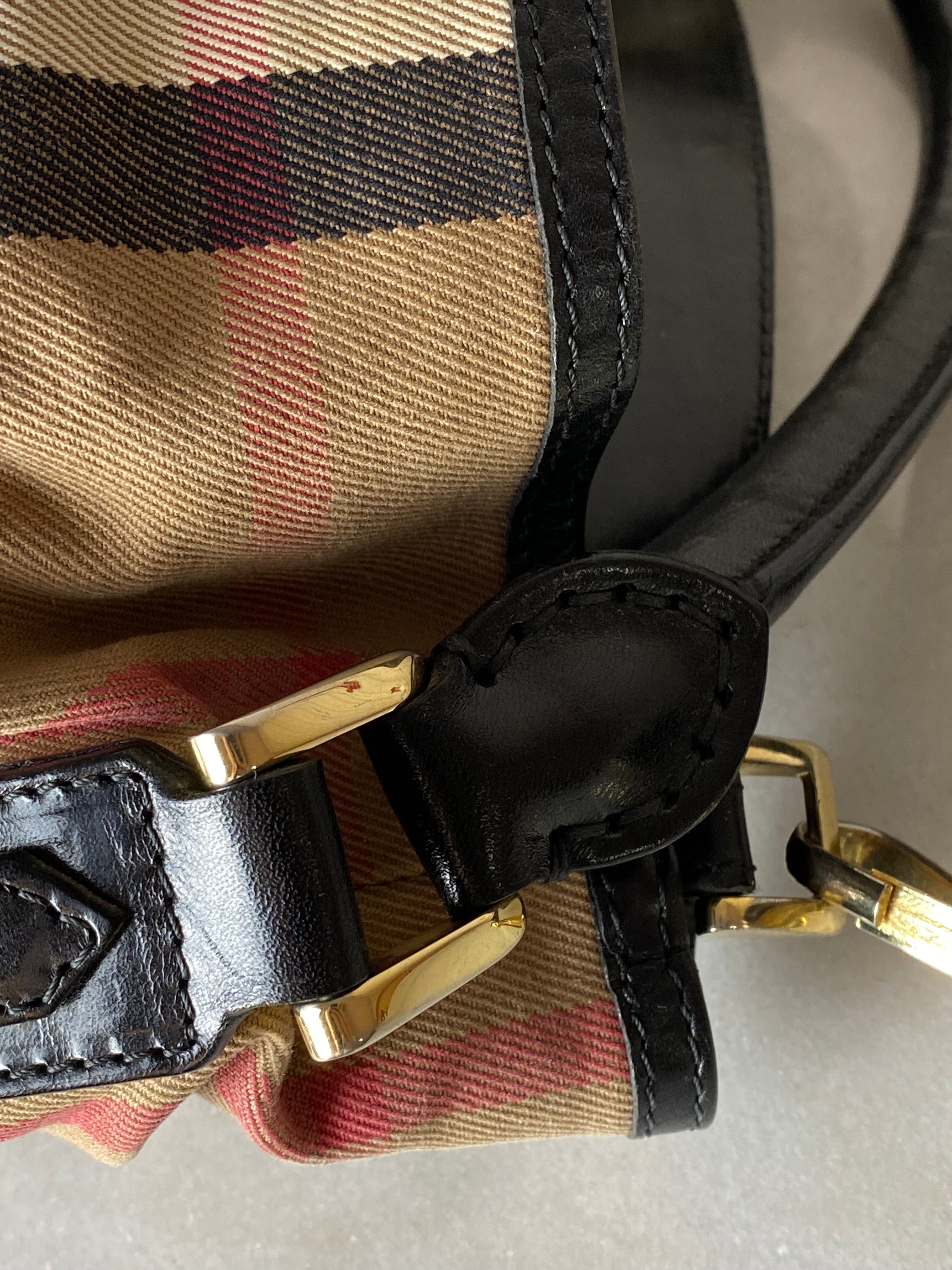 Burberry Black Bridle House Check Tote Bag-handbag-Burberry-The Closet Egypt