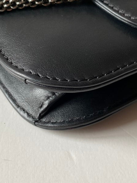 Valentino Black Rockstud Glam Lock Bag