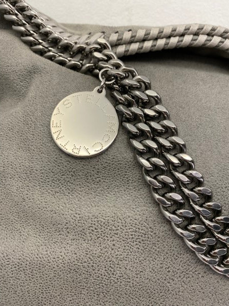 Stella Mccartney Grey Falabella Medium Three Chain Bag-handbag-Stella Mccartney-The Closet Egypt