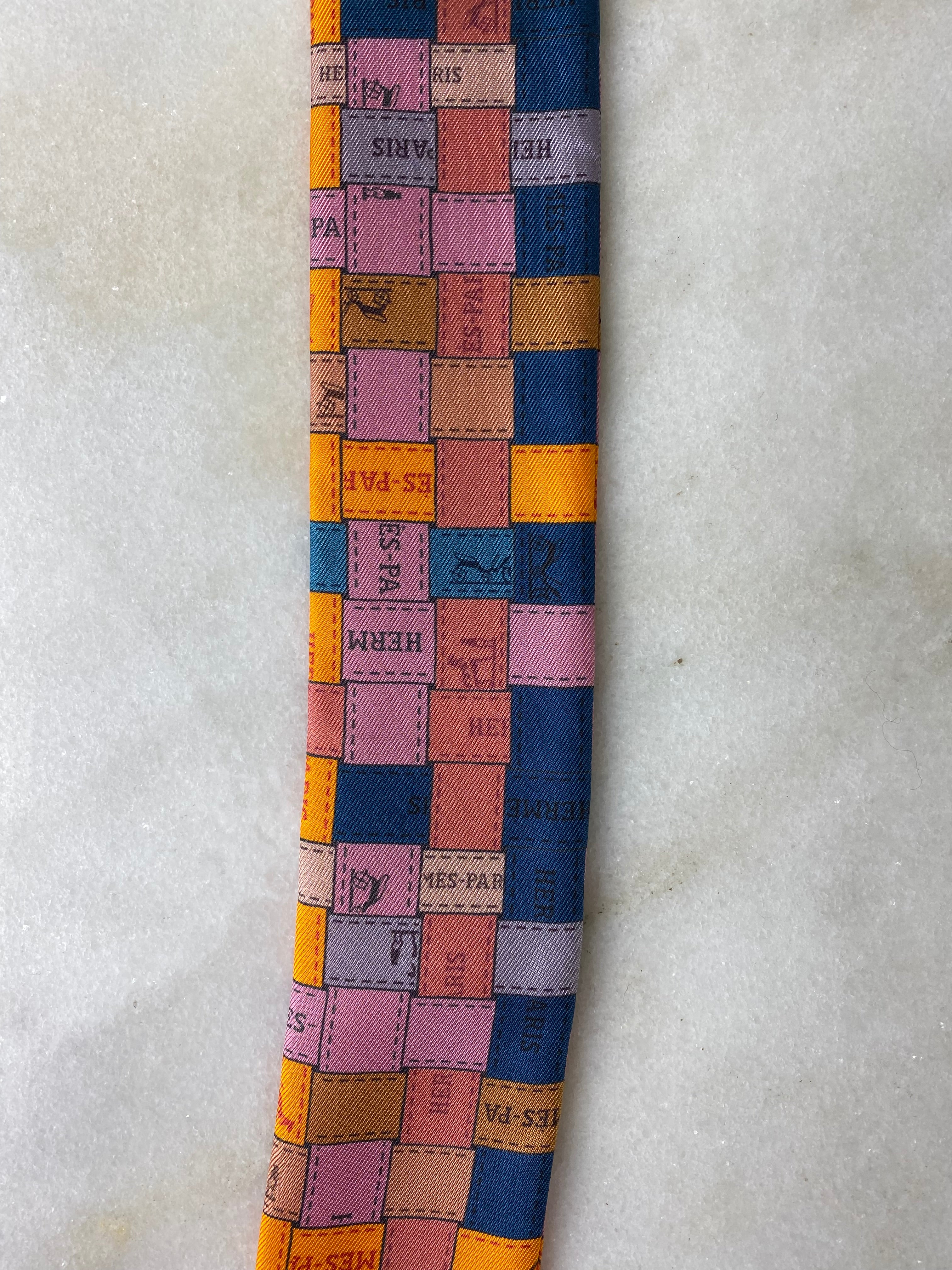 Hermes Multicolor Twilly Scarf-Scarf-Hermes-The Closet Egypt