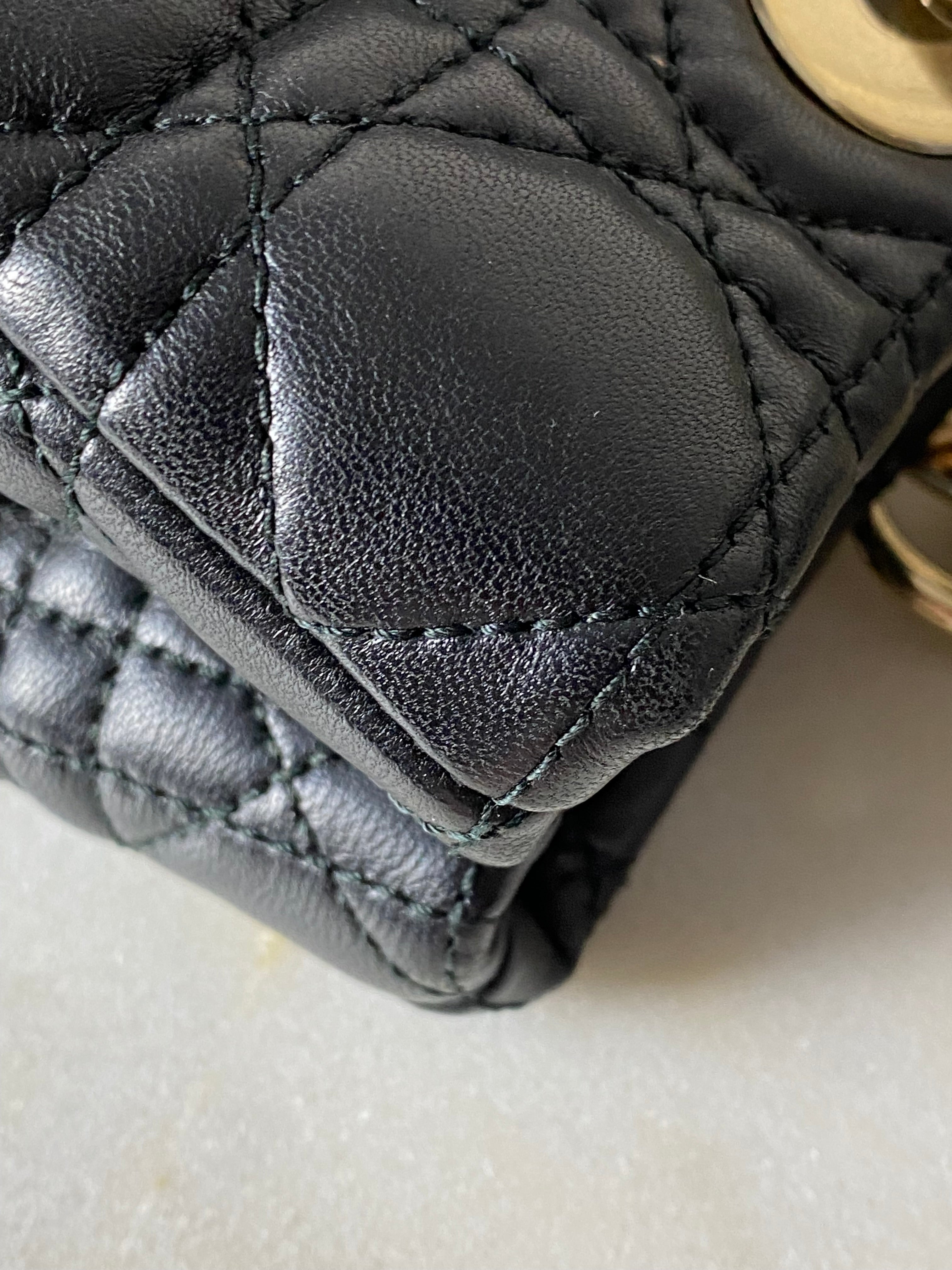 Christian Dior Black Lady Dior Medium Bag-handbag-Christian Dior-The Closet Egypt