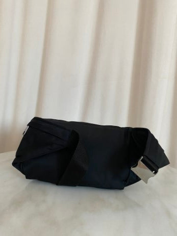 Dolce & Gabbana Black Nylon Waist Bag W/ Rubberized Logo-Waist Bag-Dolce & Gabbana-The Closet Egypt