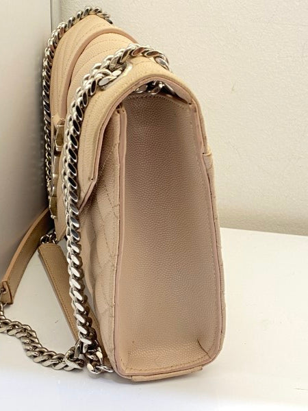 YSL Beige Monogram Envelope Medium Bag-handbag-YSL-The Closet Egypt