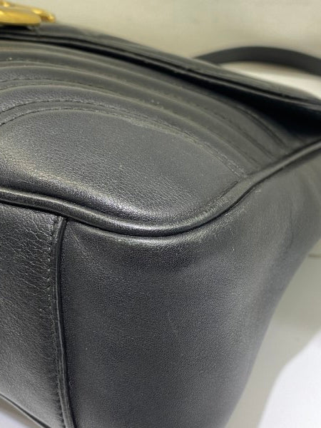 Gucci Black Marmont Medium Bag-handbag-Gucci-The Closet Egypt