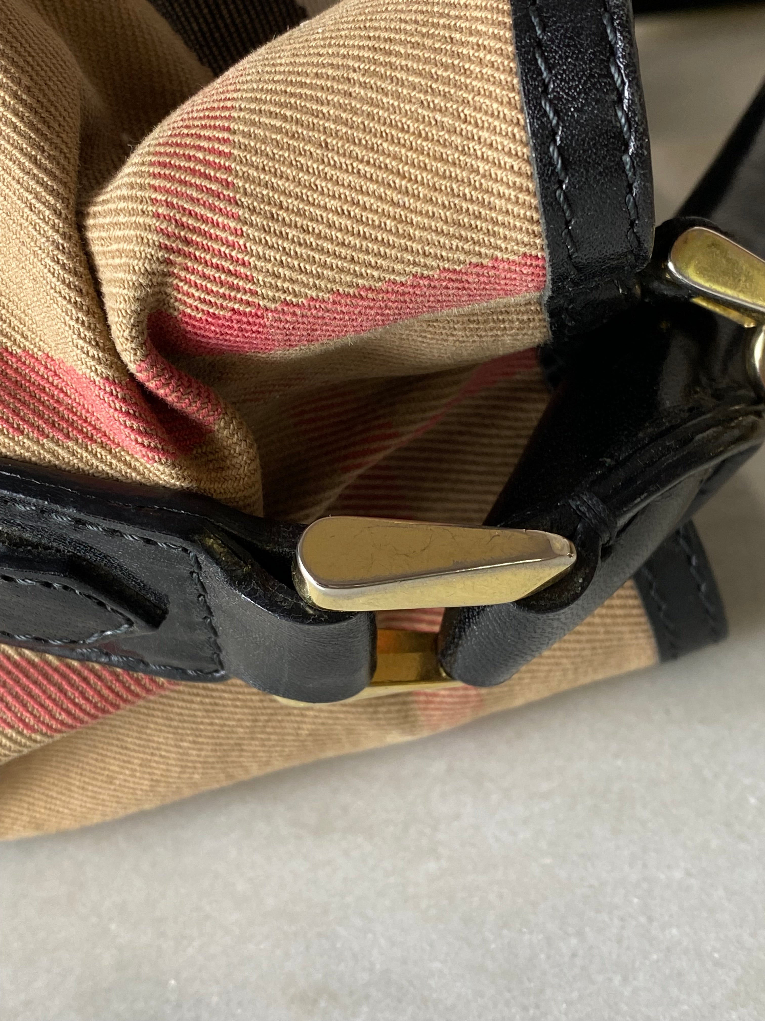 Burberry Black Bridle House Check Tote Bag-handbag-Burberry-The Closet Egypt