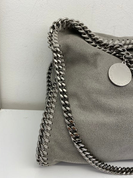 Stella Mccartney Grey Falabella Medium Three Chain Bag-handbag-Stella Mccartney-The Closet Egypt