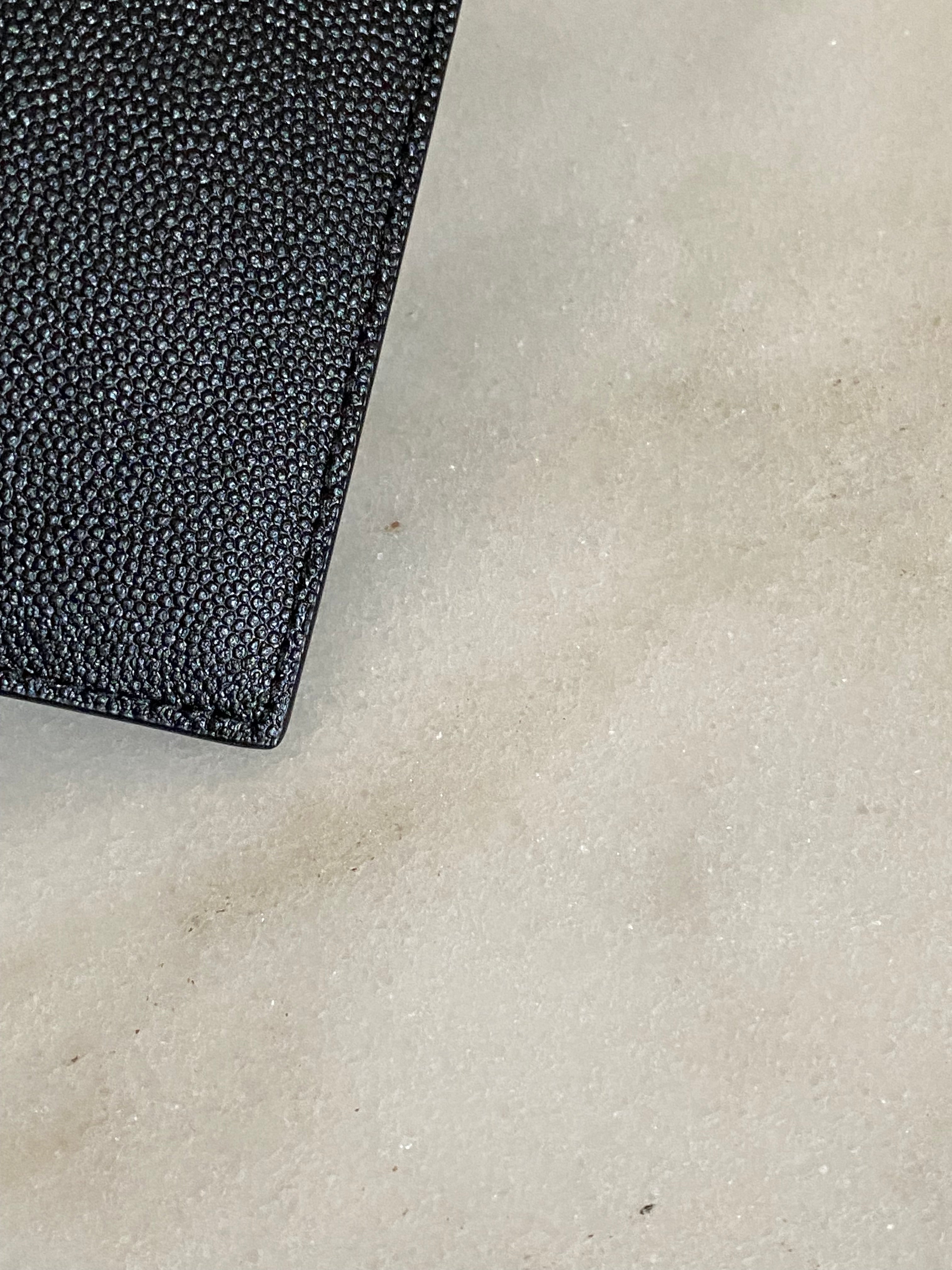 YSL Black Uptown Pouch-Clutch-YSL-The Closet Egypt