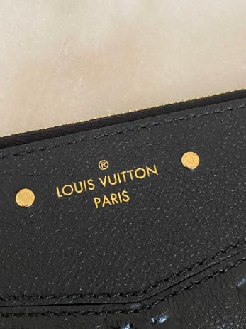 Louis Vuitton Black Monogram Empreinte Daily Pouch-Pouch-Louis Vuitton-The Closet Egypt
