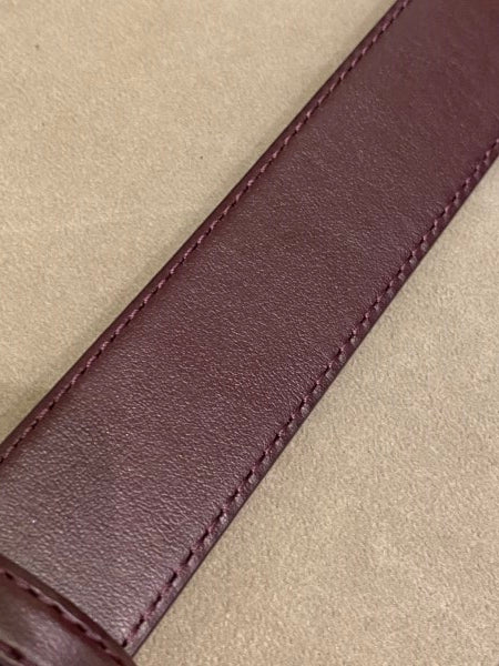 Dolce & Gabbana Burgundy DG Crystal Belt 36-Belt-Dolce & Gabbana-The Closet Egypt