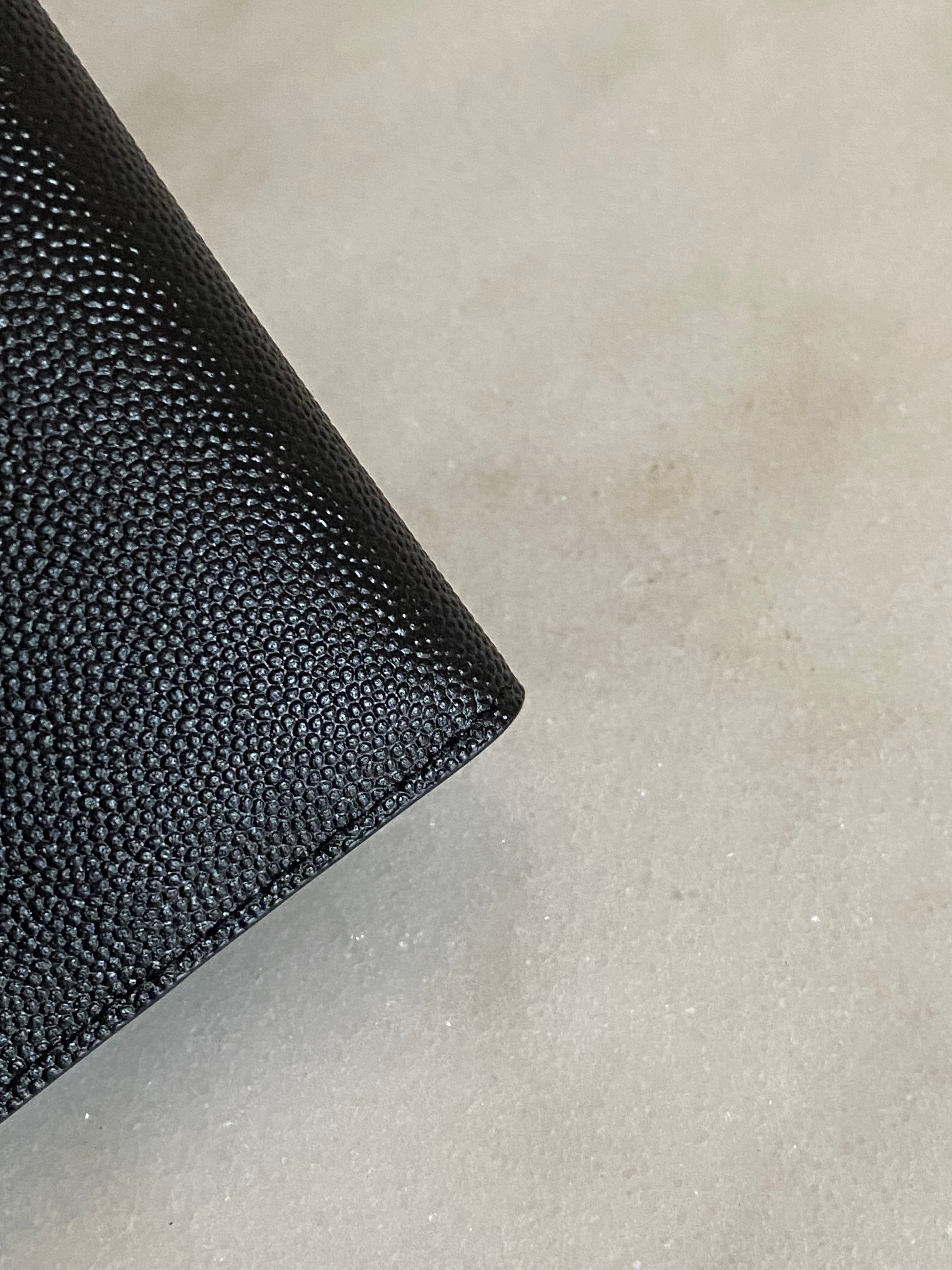 YSL Black Uptown Pouch-Clutch-YSL-The Closet Egypt