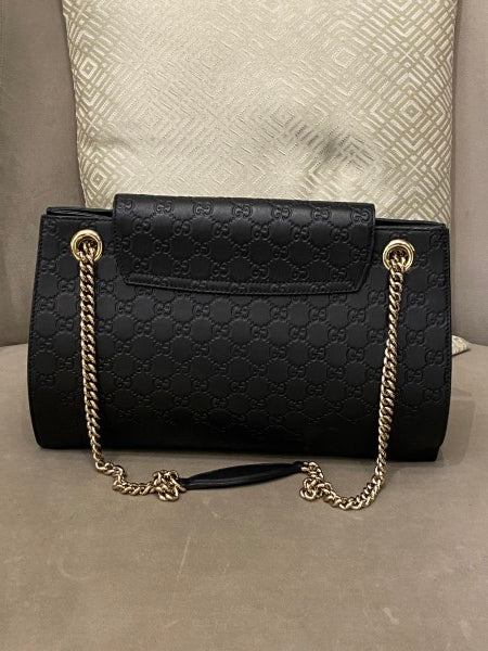 Gucci Black GG Guccissima Emily Large Bag-handbag-Gucci-The Closet Egypt