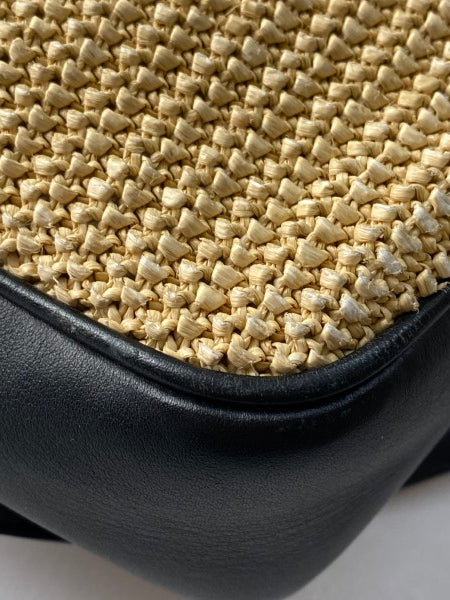 YSL Bicolor Raffia Lou Camera Bag-handbag-YSL-The Closet Egypt