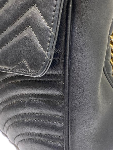 Gucci Black Marmont Medium Bag-handbag-Gucci-The Closet Egypt