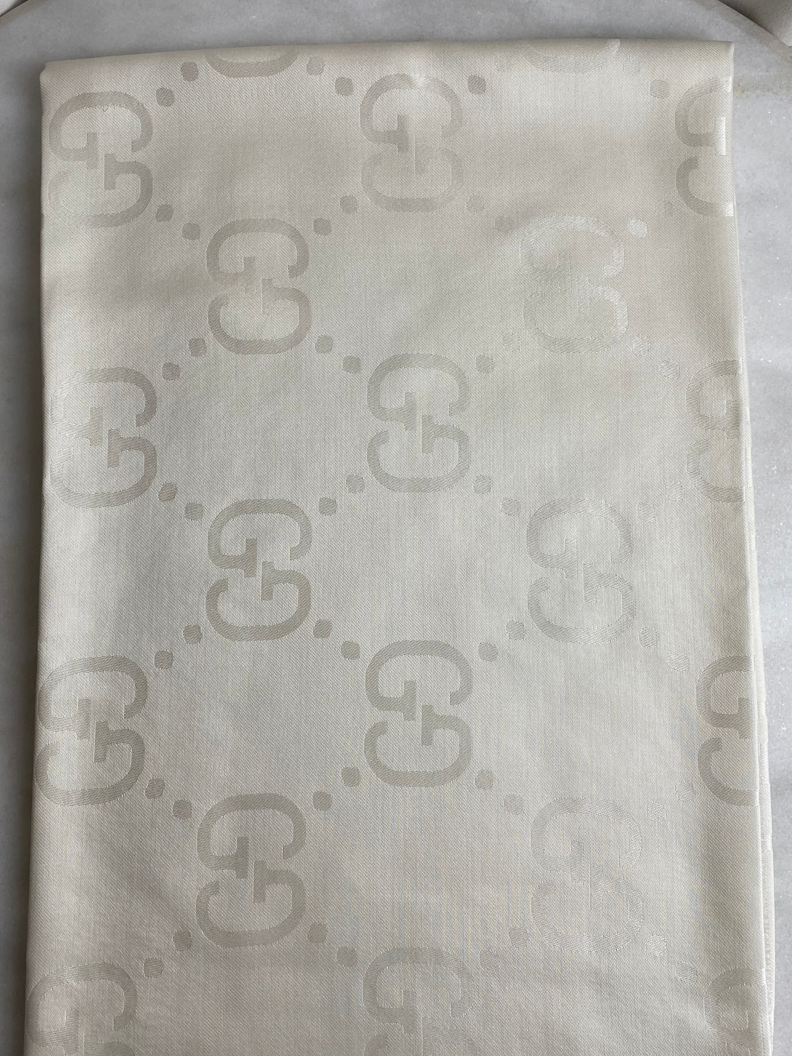 Gucci Off White GG Bamboo Scarf-Scarf-Gucci-The Closet Egypt