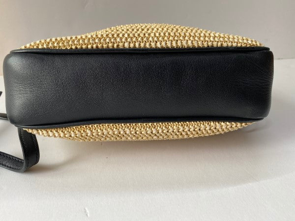 YSL Bicolor Raffia Lou Camera Bag-handbag-YSL-The Closet Egypt