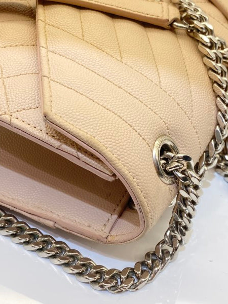 YSL Beige Monogram Envelope Medium Bag-handbag-YSL-The Closet Egypt