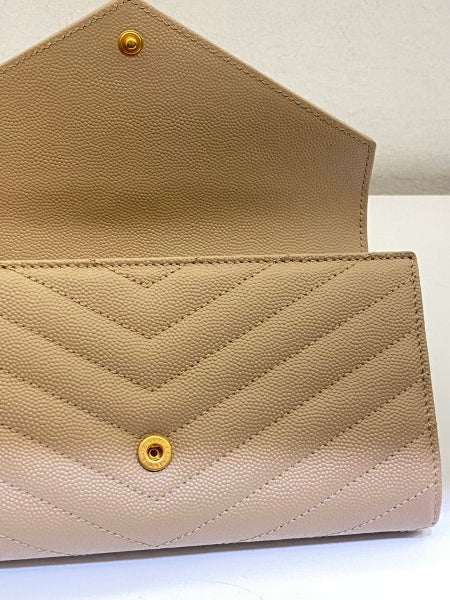 YSL Beige Cassandra Wallet-wallet-YSL-The Closet Egypt