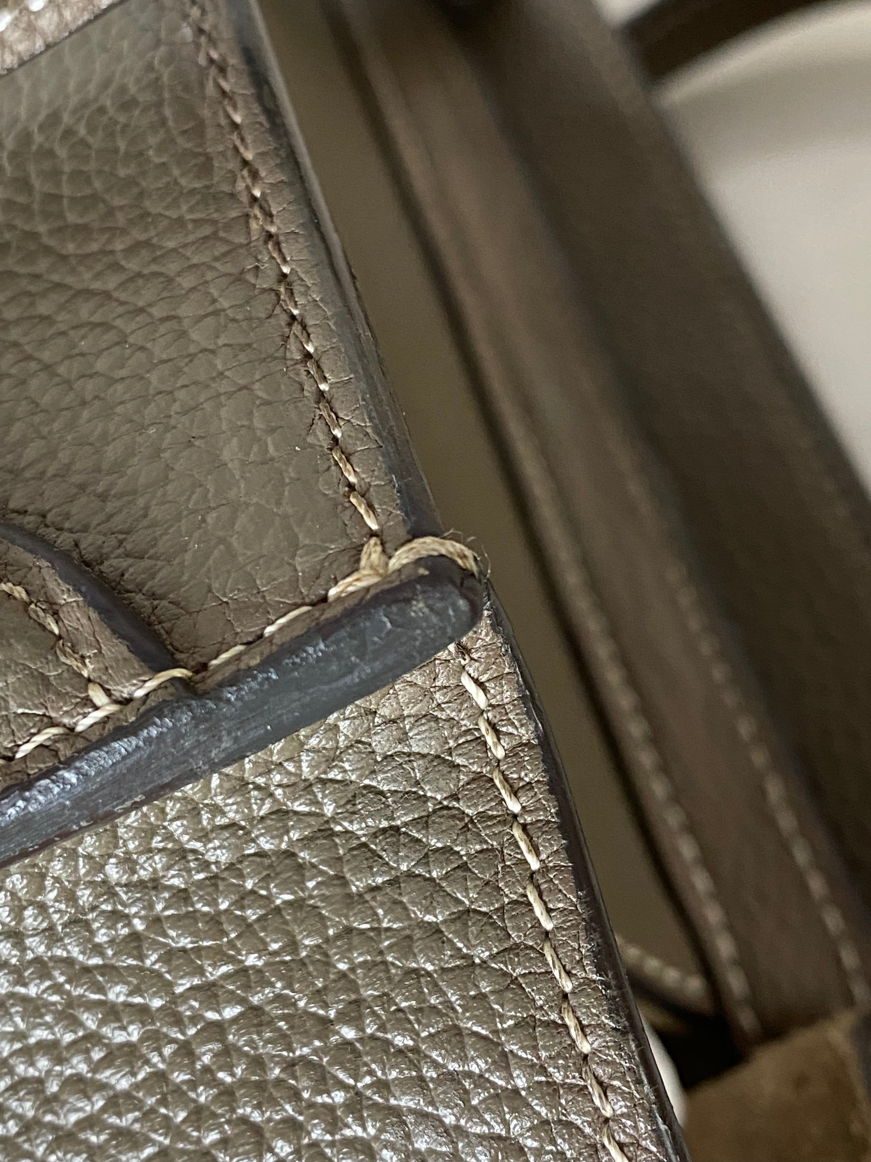 Celine Dark Beige Luggage Nano Tote Bag-handbag-Celine-The Closet Egypt