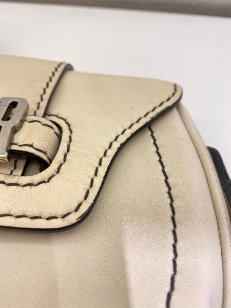 Christian Dior White Mini d'fence Saddle Bag-handbag-Christian Dior-The Closet Egypt