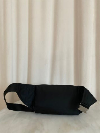 Dolce & Gabbana Black Nylon Waist Bag W/ Rubberized Logo-Waist Bag-Dolce & Gabbana-The Closet Egypt