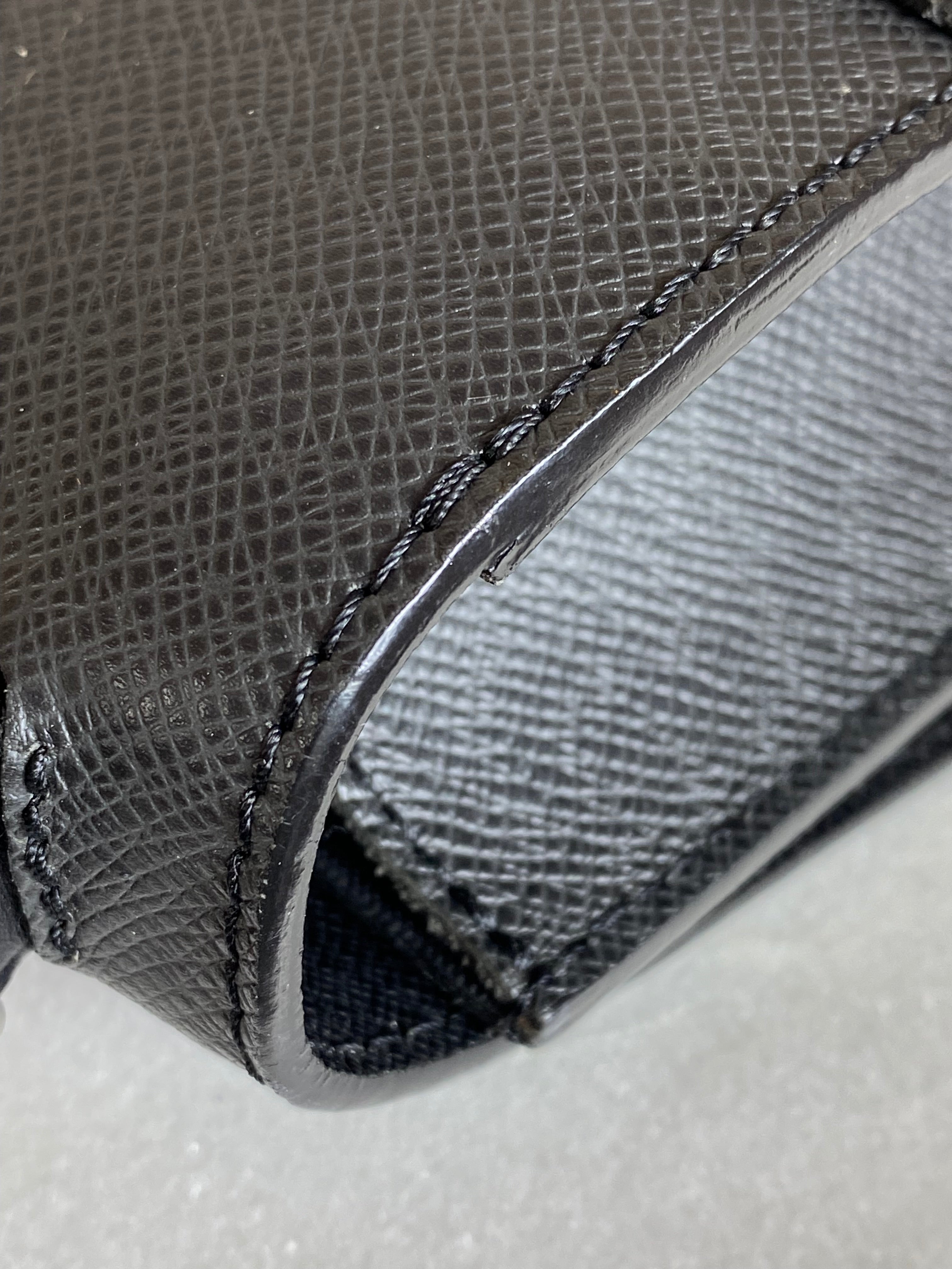 Louis Vuitton Black Taiga Kurgan Crossbody Pochette-Pochette-Louis Vuitton-The Closet Egypt