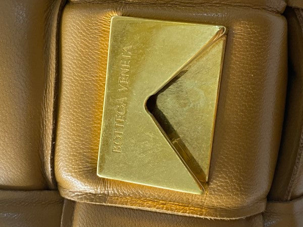 Bottega Veneta Camel Padded Cassette Crossbody Bag-handbag-Bottega Veneta-The Closet Egypt
