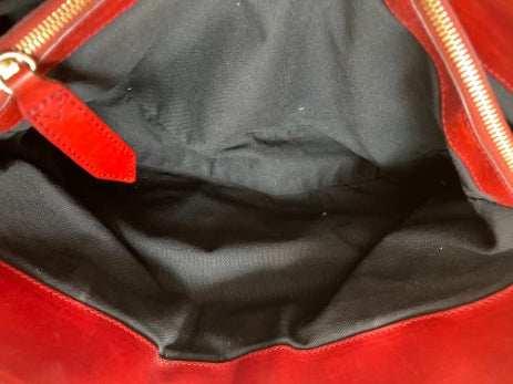 Burberry Red Bridle House Check Top Handle Bag-handbag-Burberry-The Closet Egypt