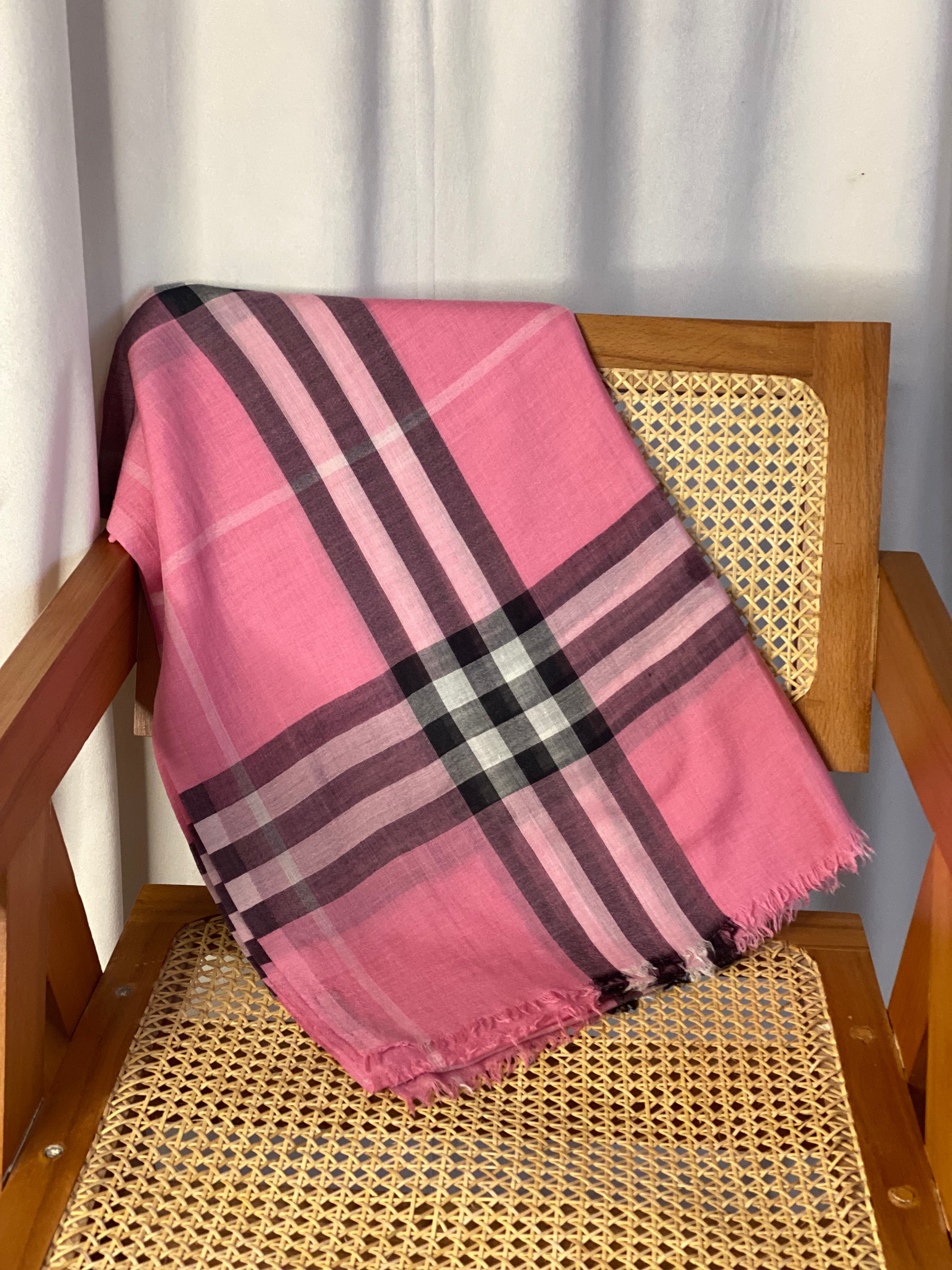 Burberry Trciolor Long Scarf