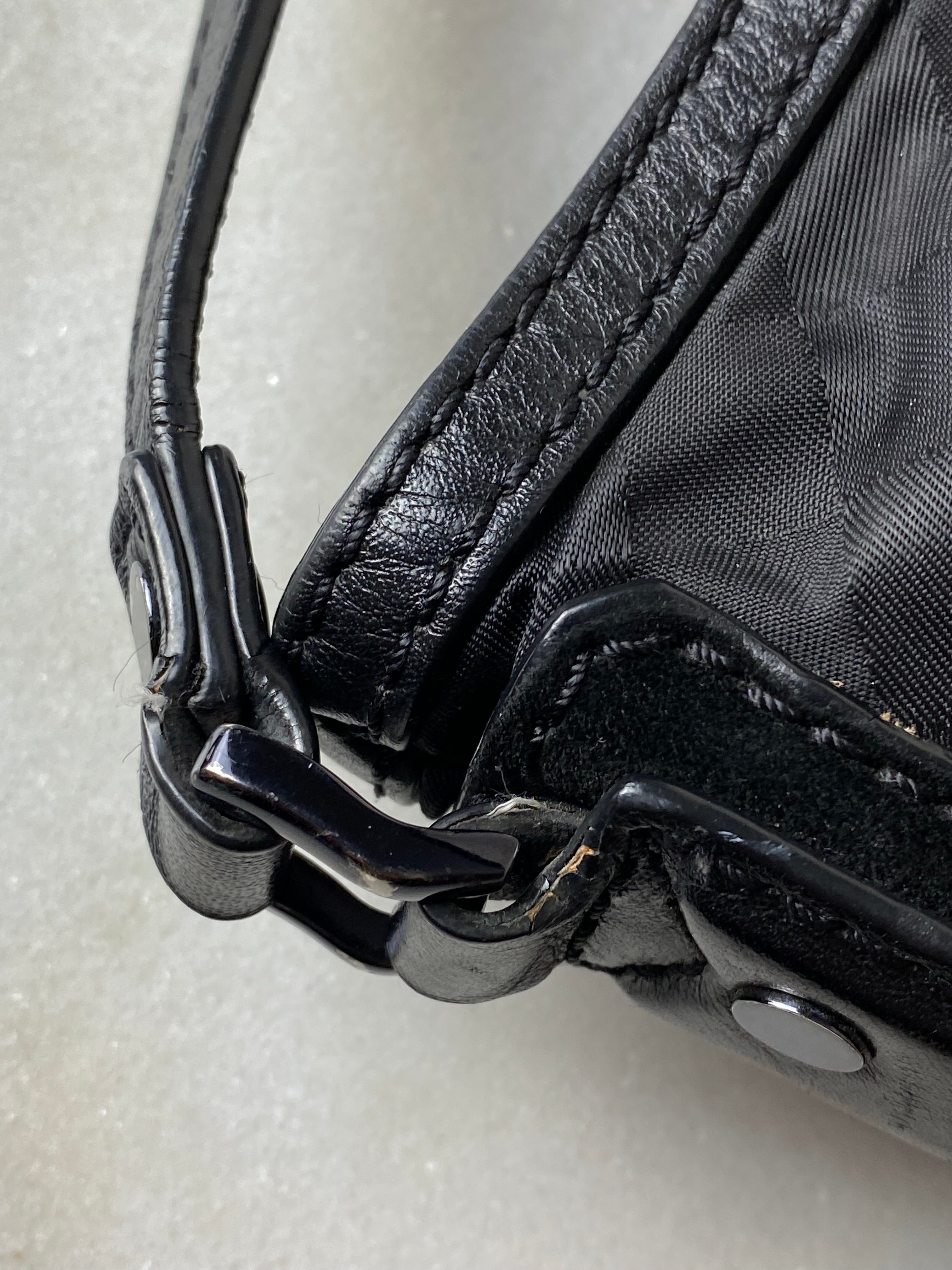 Burberry Black Smocked Check Crossbody Bag-handbag-Burberry-The Closet Egypt