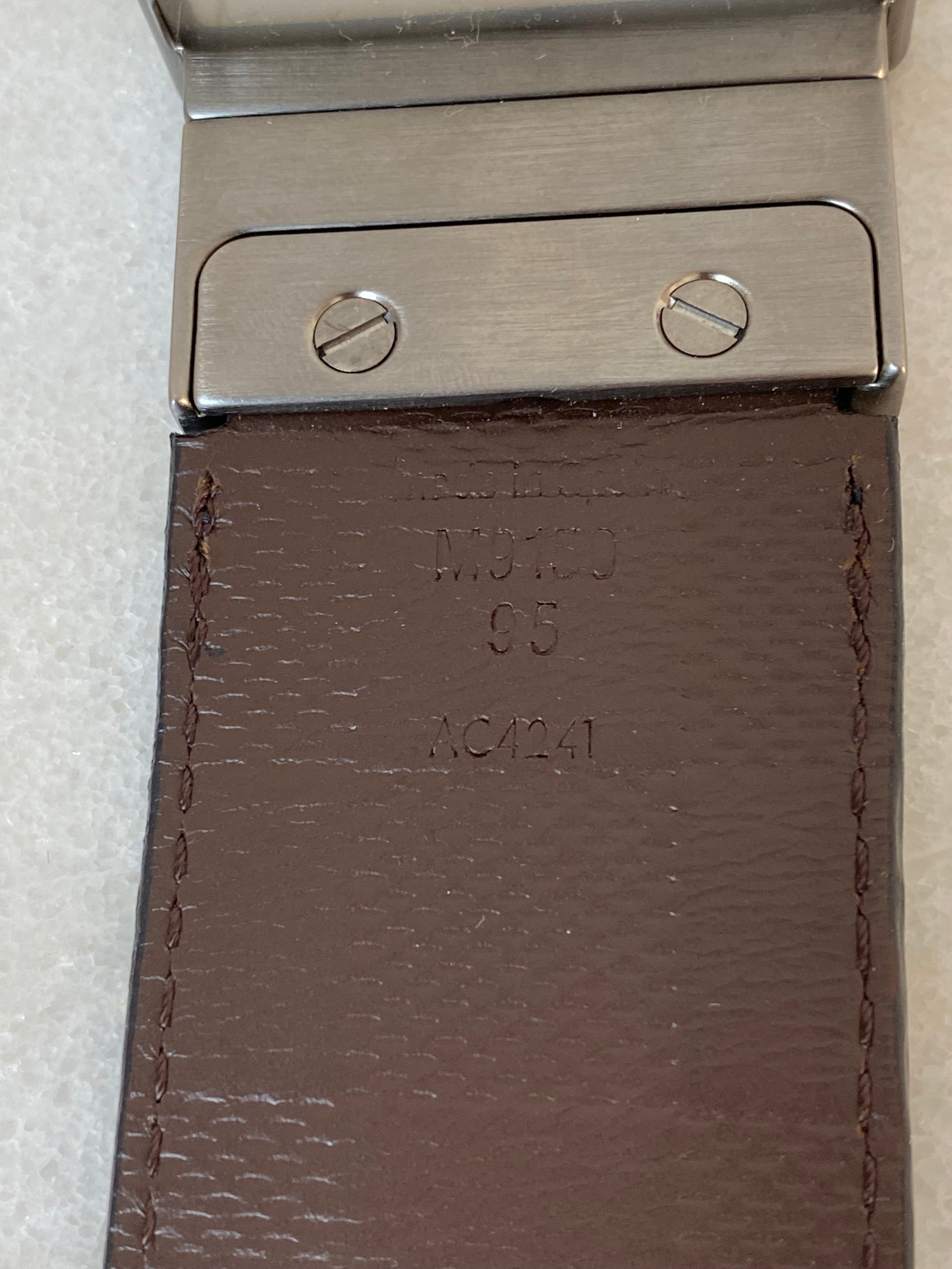 Louis Vuitton Bicolor Damier Reversible Belt-Belt-Louis Vuitton-The Closet Egypt