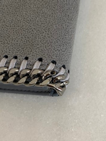 Stella Mccartney Grey Continental Falabella Small Wallet-wallet-Stella Mccartney-The Closet Egypt