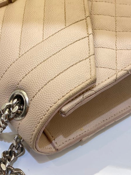 YSL Beige Monogram Envelope Medium Bag-handbag-YSL-The Closet Egypt