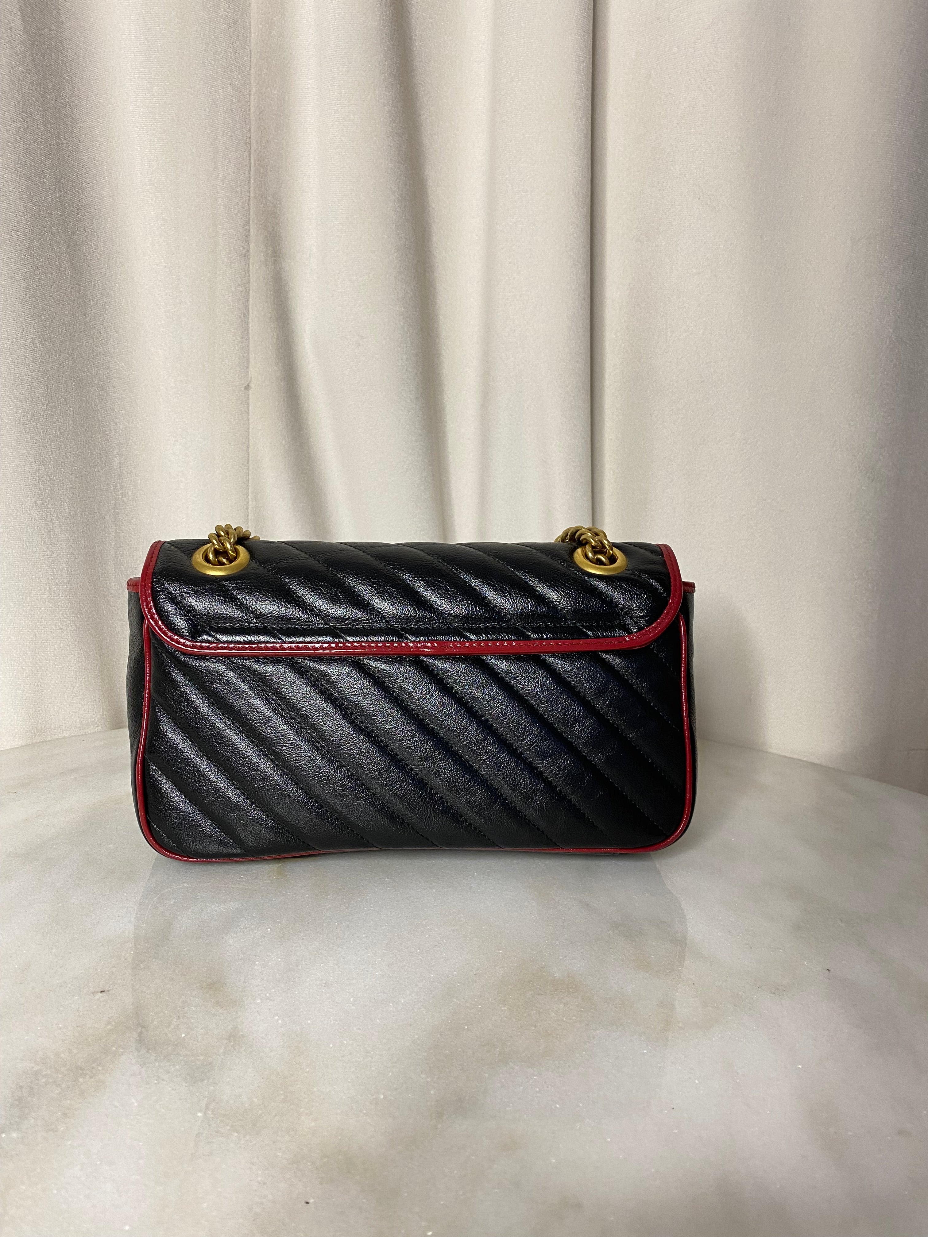 Gucci Bicolor GG Marmont Small Bag-handbag-Gucci-The Closet Egypt