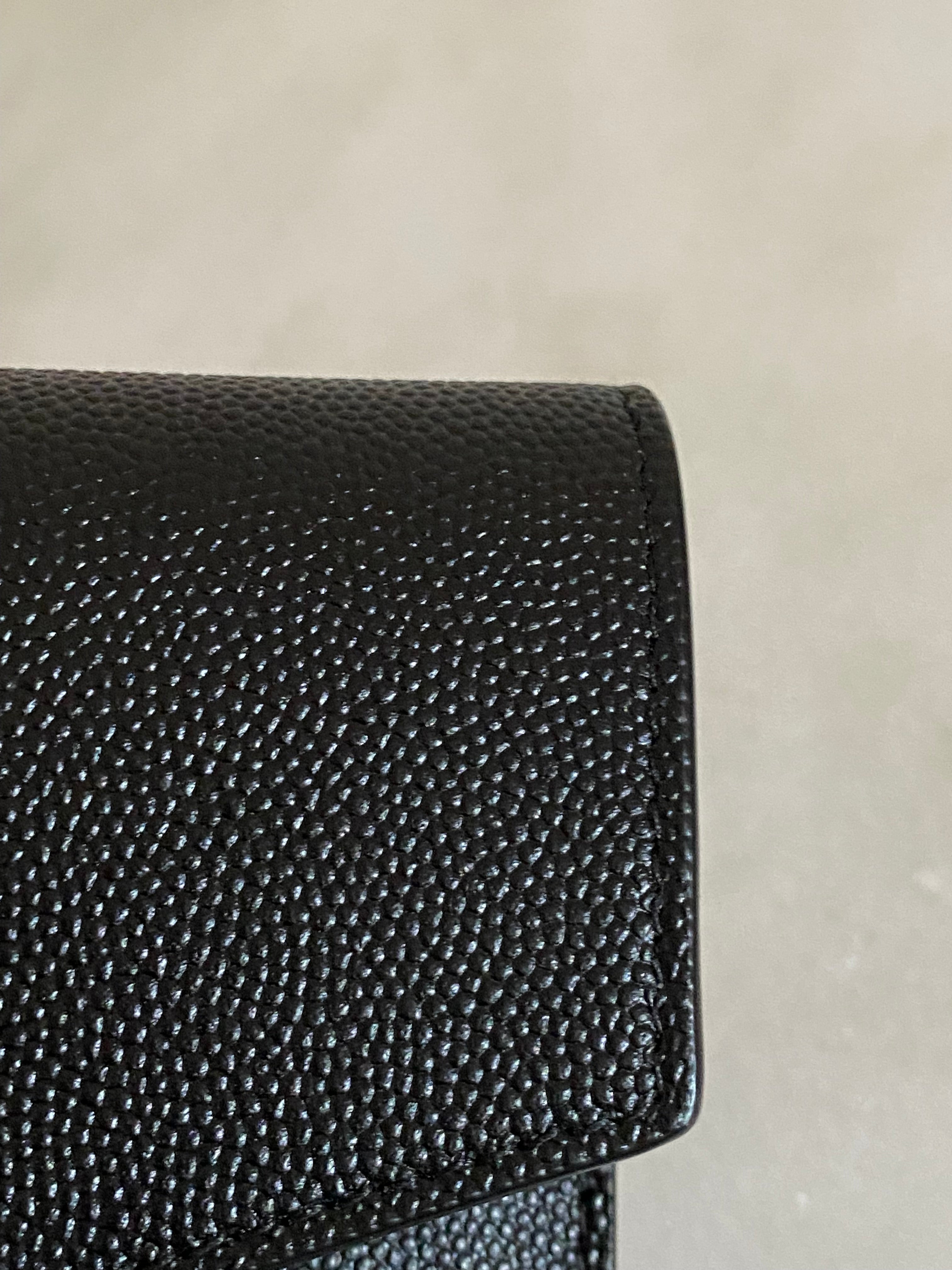 YSL Black Uptown Pouch-Clutch-YSL-The Closet Egypt