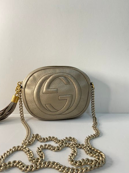 Gucci Light Gold Soho Crossbody Bag-handbag-Gucci-The Closet Egypt