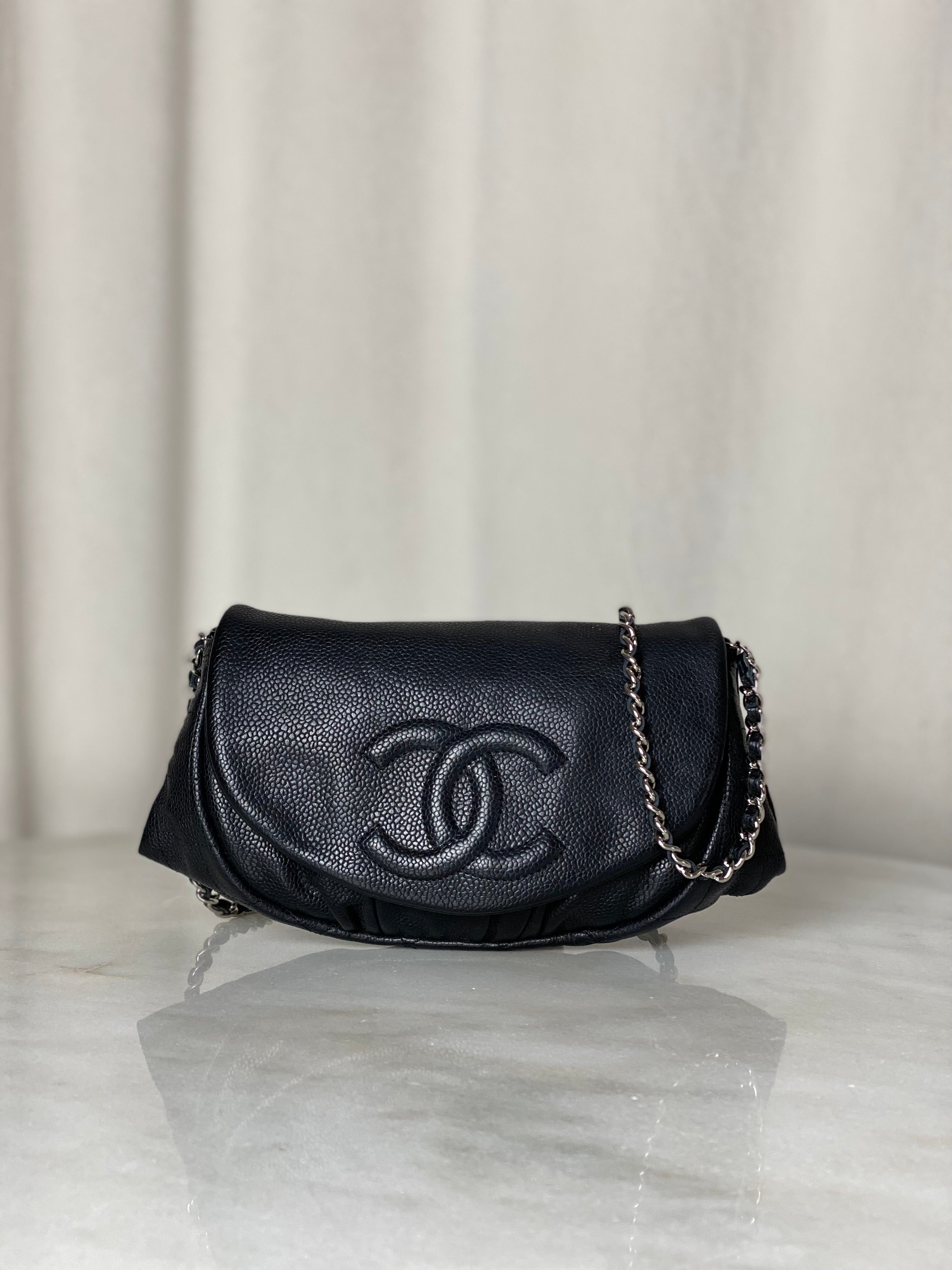 Chanel Black CC Half Moon WOC-Wallet Chain-Chanel-The Closet Egypt