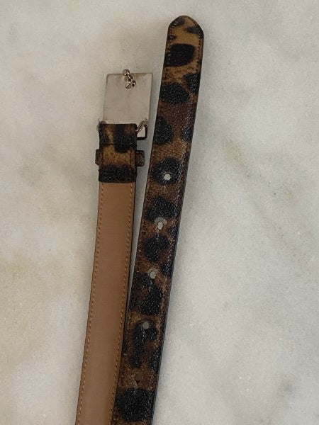 Dolce & Gabbana Leopard Belt 32-Belt-Dolce & Gabbana-The Closet Egypt