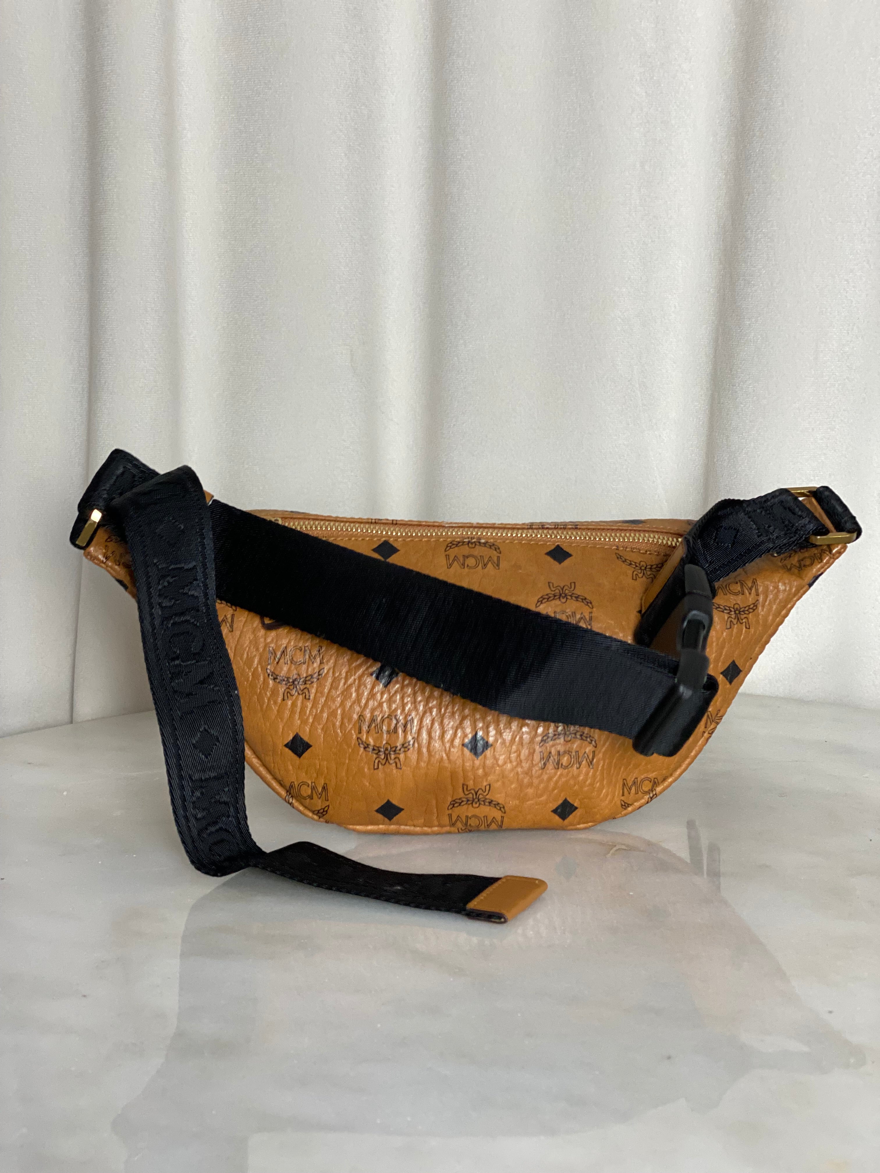 MCM Camel Bum Bag-Bumbag-MCM-The Closet Egypt