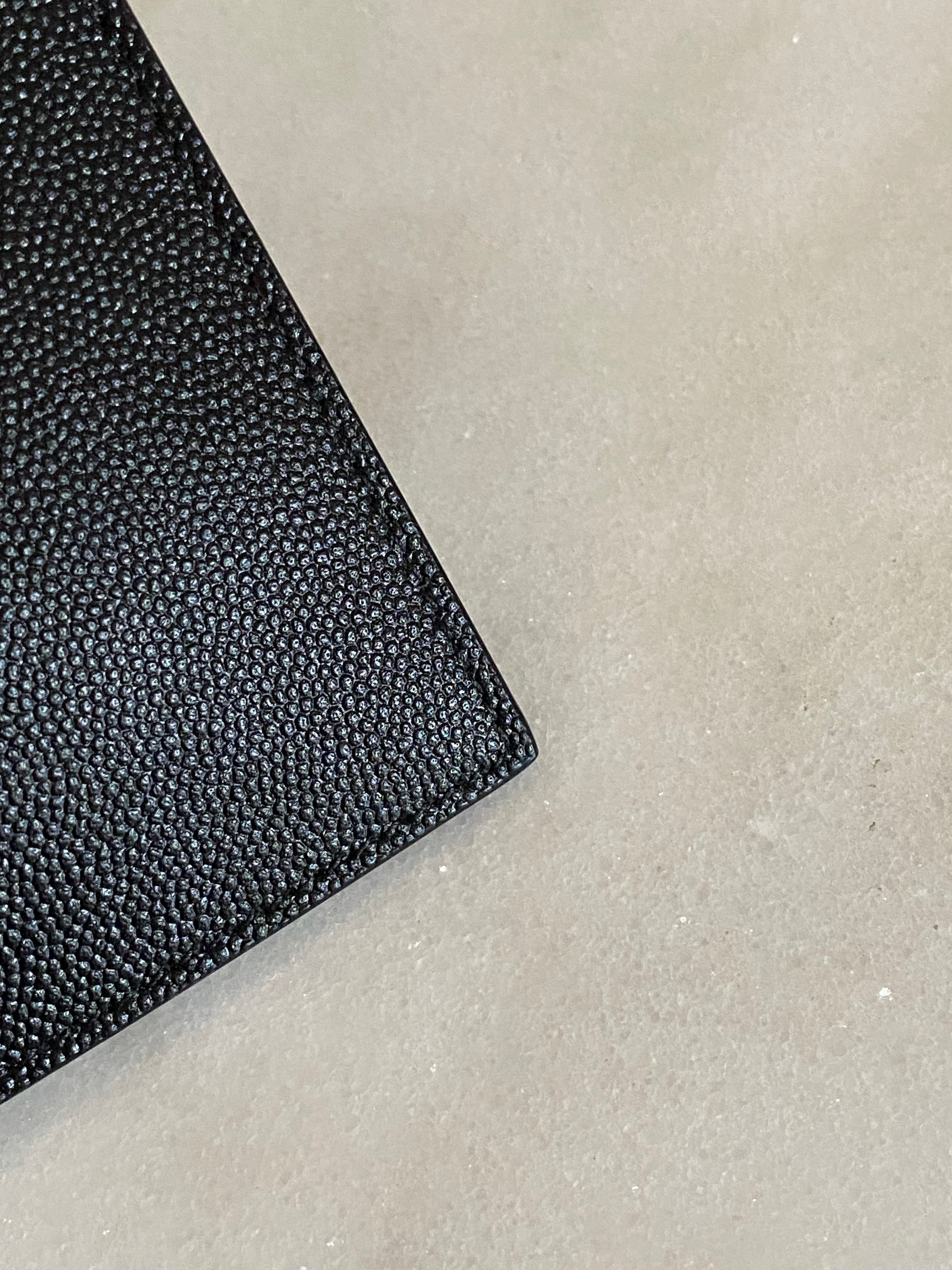 YSL Black Uptown Pouch-Clutch-YSL-The Closet Egypt