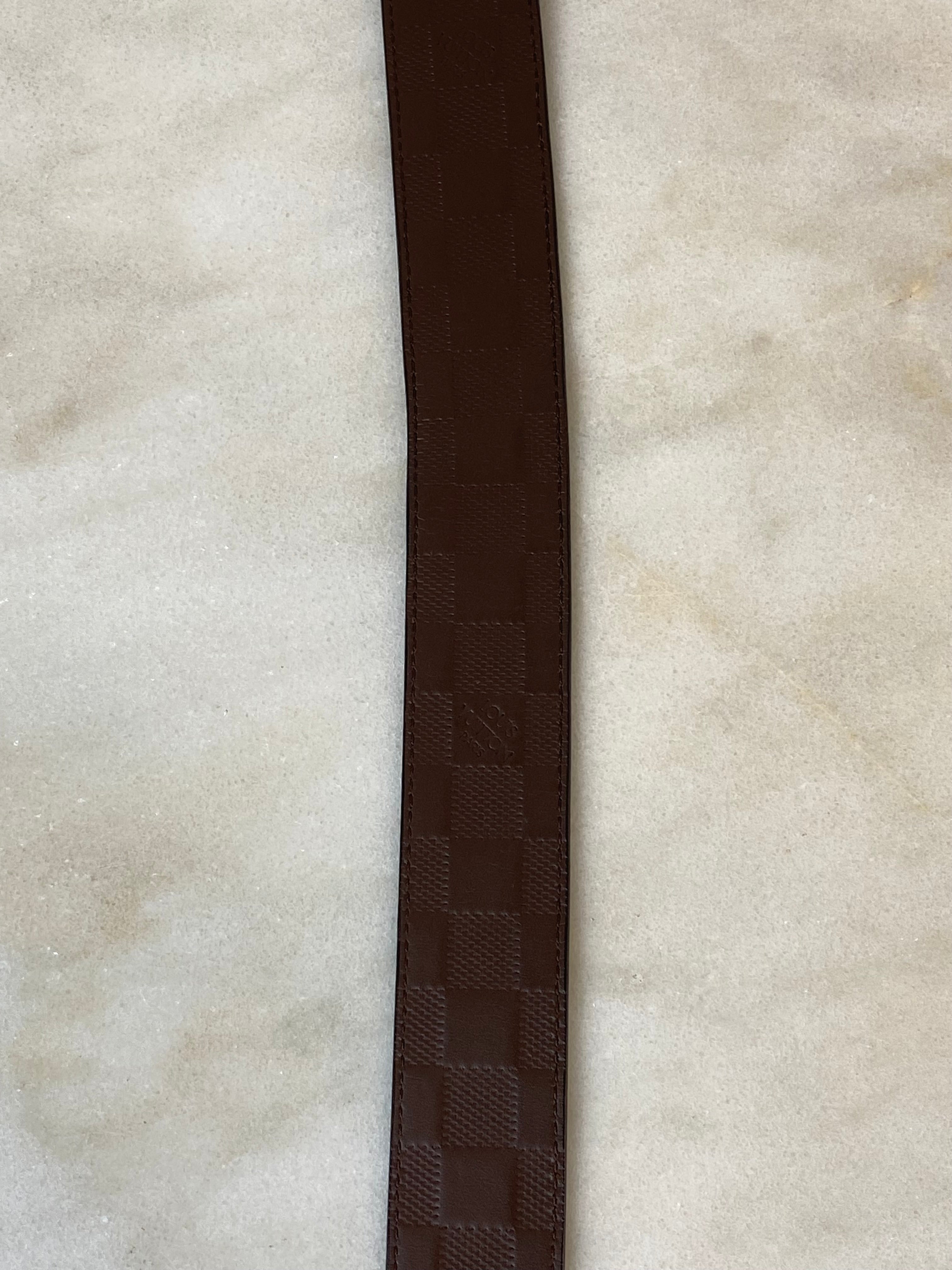 Louis Vuitton Bicolor Damier Reversible Belt-Belt-Louis Vuitton-The Closet Egypt