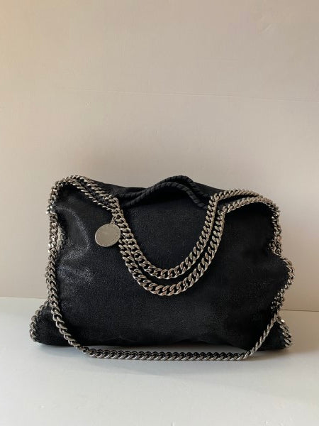 Stella Mccartney Black Falabella Medium Tote Bag-handbag-Stella Mccartney-The Closet Egypt