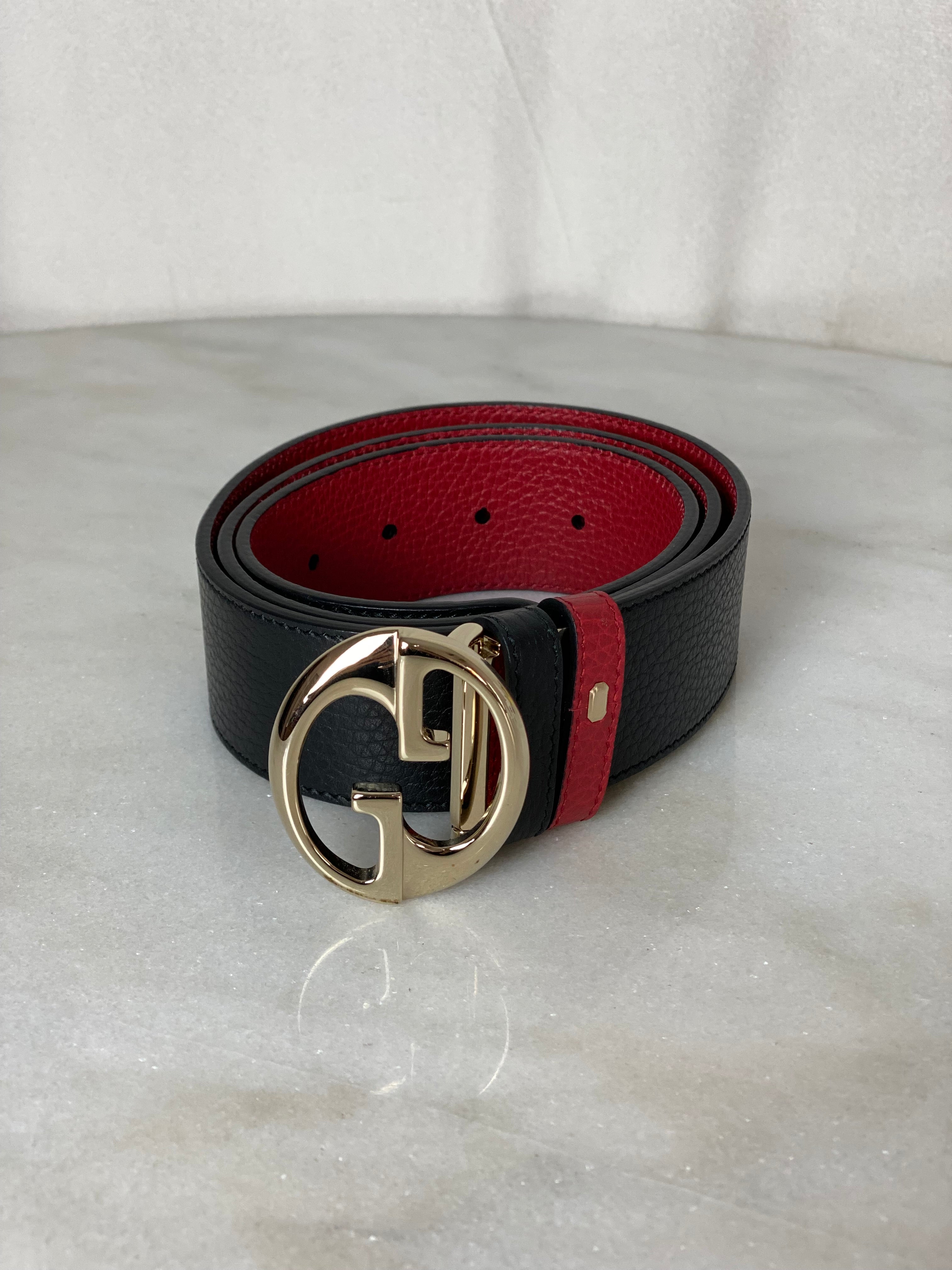 Gucci Bicolor Reversible Belt 38-Belt-Gucci-The Closet Egypt