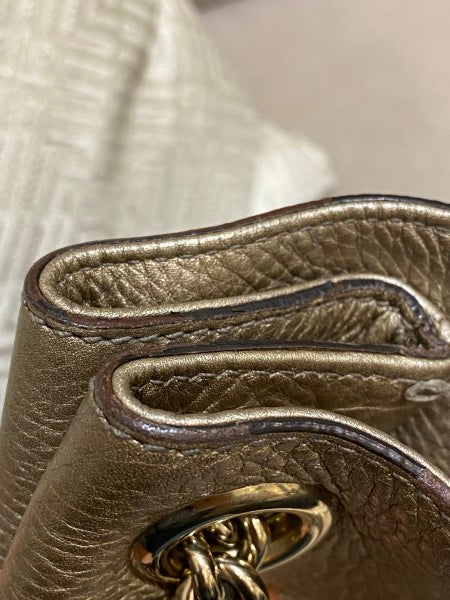 Gucci Champagne Soho Tassel Medium Chain Bag-handbag-Gucci-The Closet Egypt