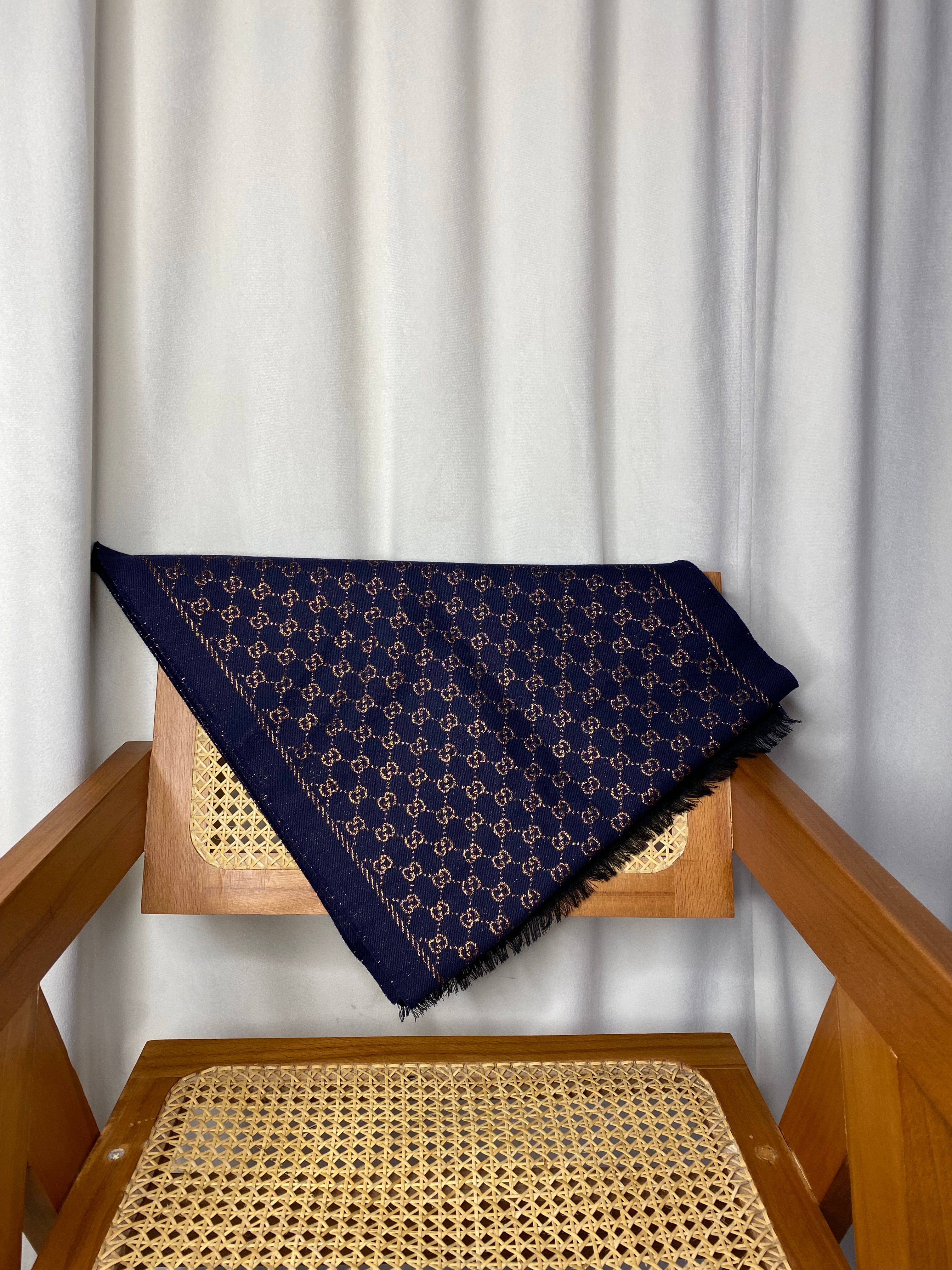 Gucci Bicolor GG Wool Scarf-Scarf-Gucci-The Closet Egypt