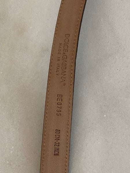 Dolce & Gabbana Leopard Belt 32-Belt-Dolce & Gabbana-The Closet Egypt