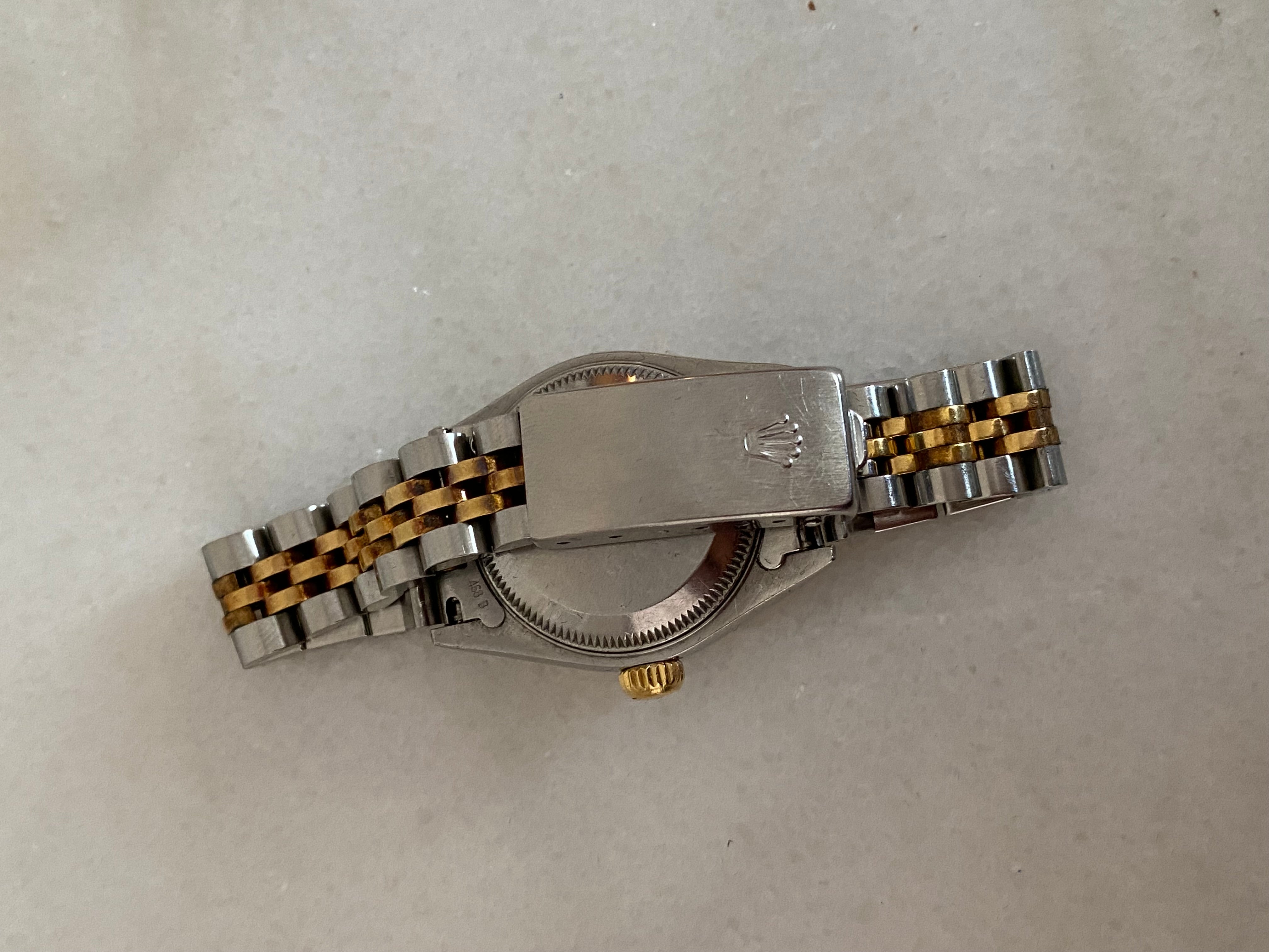 Rolex 18K Yellow Gold Stainless Steel Oyster Perpetual Datejust 26mm Watch-Watch-Rolex-The Closet Egypt