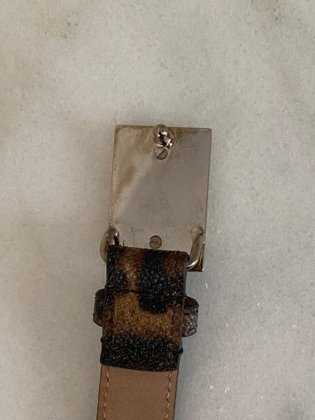 Dolce & Gabbana Leopard Belt 32-Belt-Dolce & Gabbana-The Closet Egypt