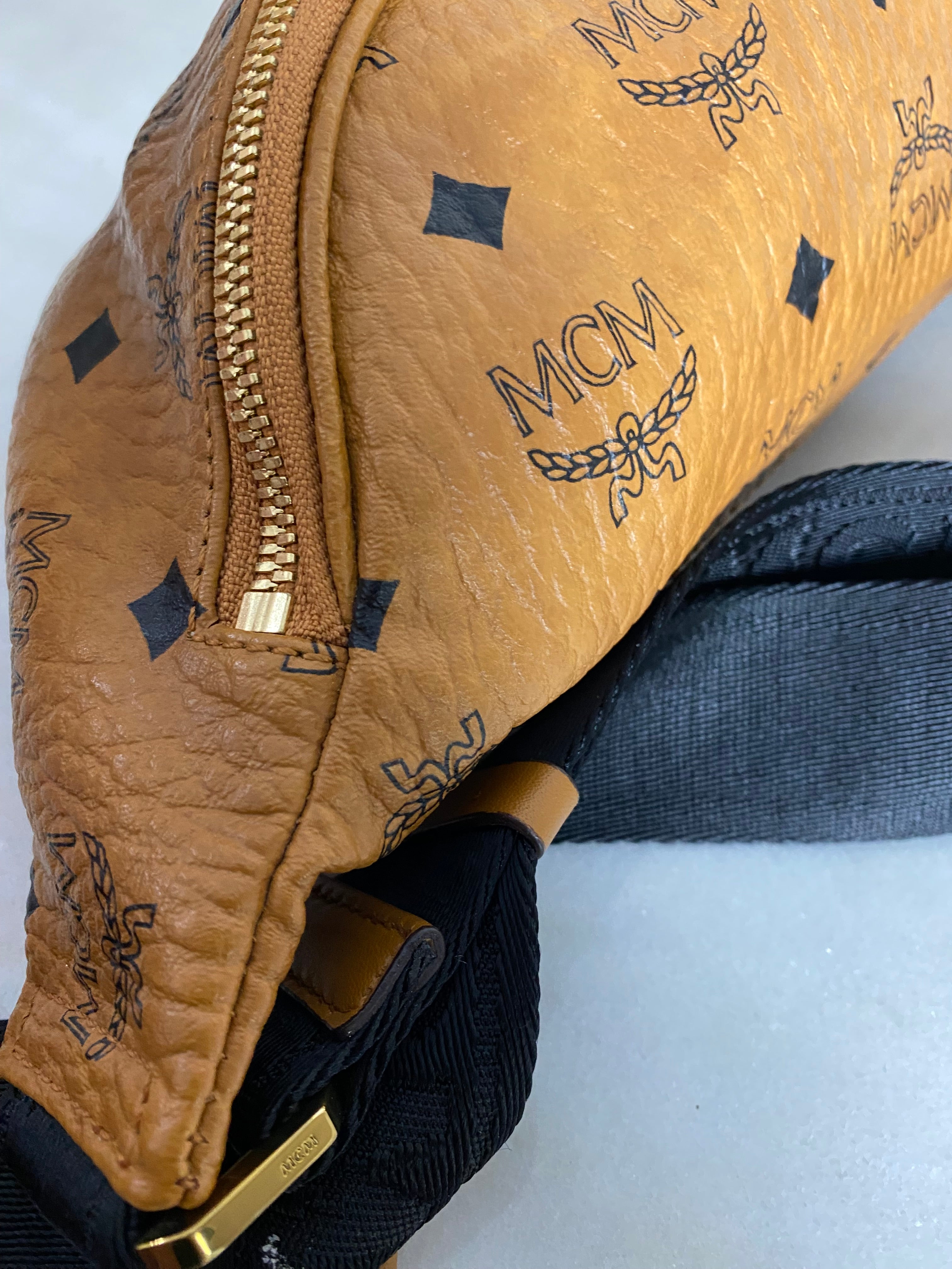 MCM Camel Bum Bag-Bumbag-MCM-The Closet Egypt